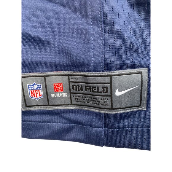 Womens M Seattle Seahawks NFL On Field Navy Game Jersey EUC 12 FLICK  EUC 8320 - Picture 3 of 8